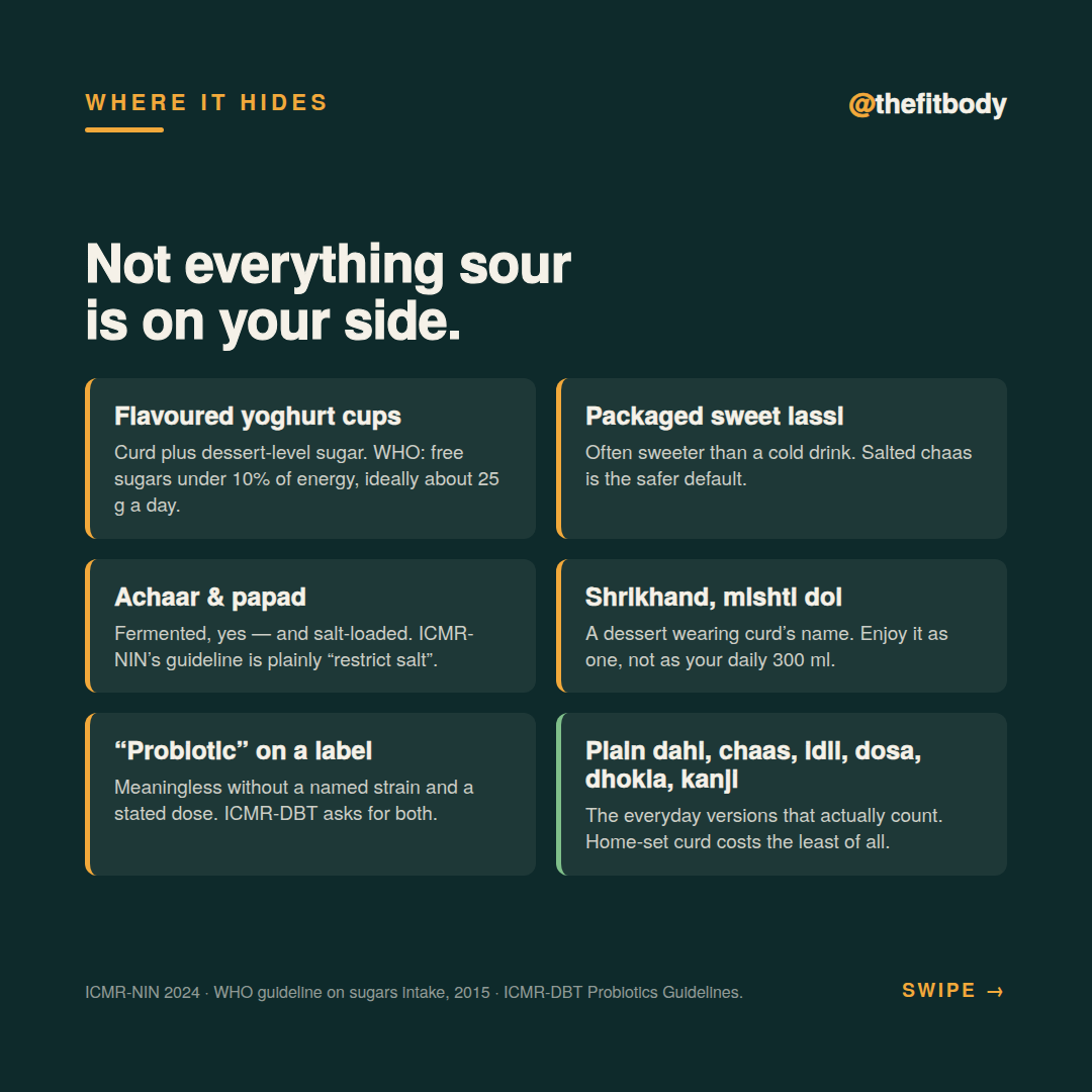 Dahi Is Doing More Than Cooling Your Stomach: What Curd Does for Diabetes Risk Dahi Is Doing More Than Cooling Your Stomach: What Curd Does for Diabetes Risk — slide 4: where the benefit goes wrong