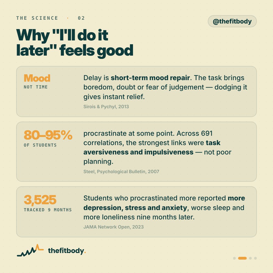 You’re Not Lazy, You’re Avoiding a Feeling: The Psychology of Procrastination You’re Not Lazy, You’re Avoiding a Feeling: The Psychology of Procrastination: slide 2, Why