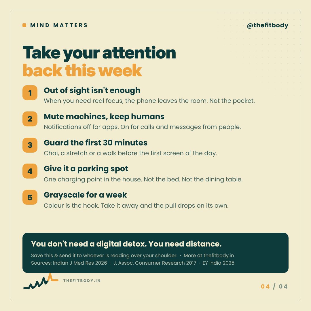 Your Phone Does Not Need to Ring to Steal Your Focus: slide 4, Take your attention back this week