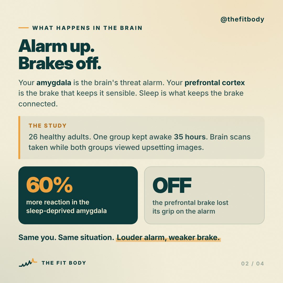 You’re Not Short-Tempered. You’re Short on Sleep You’re Not Short-Tempered. You’re Short on Sleep: slide 2, Alarm up, brakes off