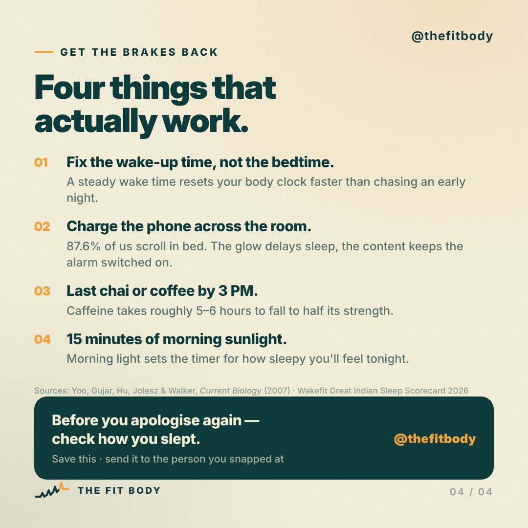 You’re Not Short-Tempered. You’re Short on Sleep You’re Not Short-Tempered. You’re Short on Sleep: slide 4, Four things that actually work